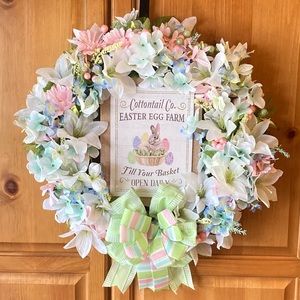 New Handcrafted Easter Wreath
